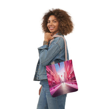 Load image into Gallery viewer, Pink Heart Series #8 Fashion Graphic Print Trendy 100% Polyester Canvas Tote Bag AI Image