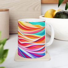 Load image into Gallery viewer, Pastel Sea-life Sunset #4 Ceramic Mug 11oz mug AI-Generated Artwork