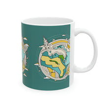Load image into Gallery viewer, Colors of Africa Continent Map #2 AI 11oz Coffee Mug