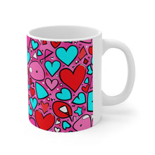 Load image into Gallery viewer, Valentine's Day From The Pink Heart #13 Mug 11oz mug AI-Generated Artwork