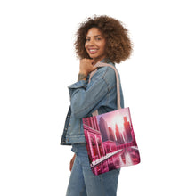 Load image into Gallery viewer, Pink Heart Series #10 Fashion Graphic Print Trendy 100% Polyester Canvas Tote Bag AI Image