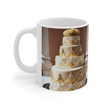 Load image into Gallery viewer, Happy Birthday Cake Celebration #7 Ceramic 11oz mug AI-Generated Artwork