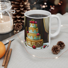 Load image into Gallery viewer, Happy Birthday Cake Celebration #2 Ceramic Mug 11oz mug AI-Generated Artwork