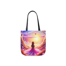 Load image into Gallery viewer, Pink Heart Series #12 Fashion Graphic Print Trendy 100% Polyester Canvas Tote Bag AI Image