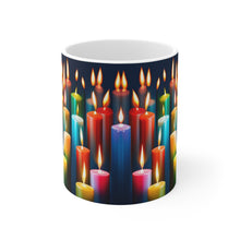 Load image into Gallery viewer, Happy Birthday Candles #8 Ceramic 11oz Mug AI-Generated Artwork
