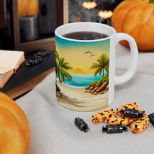 Load image into Gallery viewer, Tropical Beach Paradise #6 Mug 11oz mug AI-Generated Artwork