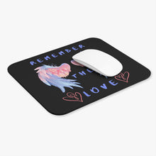 Load image into Gallery viewer, Remember the Love Angel Wings Mouse Pad (Rectangle) 9" x 8" High Density Foam