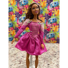 Load image into Gallery viewer, Mattel Barbie Beautiful Princess Articulating Purple Dress African American