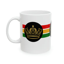Load image into Gallery viewer, Sports Game King No Word 11oz White Ceramic Beverage Mug Decorative Art