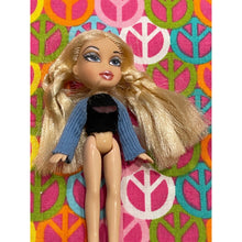 Load image into Gallery viewer, Lil Bratz Cloe 4" Doll Blue Top Silver Platform Shoes As Shown