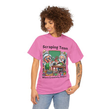 Load image into Gallery viewer, Scraping Team: Where Creativity Reigns, Scrapbooking 100% Cotton Classic T-shirt
