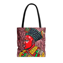 Load image into Gallery viewer, Color of Africa #6 Tote Bag AI Artwork 100% Polyester