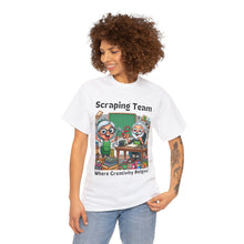 Load image into Gallery viewer, Scraping Team: Where Creativity Reigns, Scrapbooking 100% Cotton Classic T-shirt