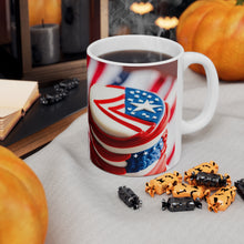 Load image into Gallery viewer, Happy 4th of July Cake Celebration #14 Ceramic 11oz mug AI-Generated Artwork