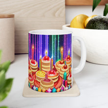 Load image into Gallery viewer, Happy Birthday Candles #17 Ceramic 11oz Mug AI-Generated Artwork