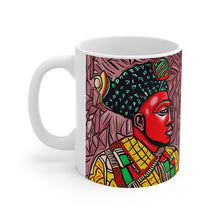 Load image into Gallery viewer, Colors of Africa Warrior King #6 11oz AI Decorative Coffee Mug
