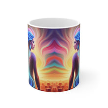 Load image into Gallery viewer, Beyond the universe  Human Female Mug 11oz mug AI-Generated Artwork