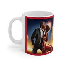 Load image into Gallery viewer, New Year's Celebration Couple Ceramic Mug 11oz Design #4