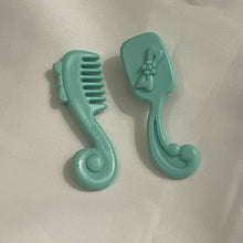 Load image into Gallery viewer, Doll Comb & Brush Set #37 Blue Thailand (Pre-owned)