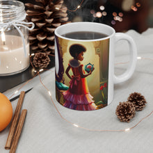Load image into Gallery viewer, Playing Dress up Just Like Mommie #13 Mug 11oz mug AI-Generated Artwork