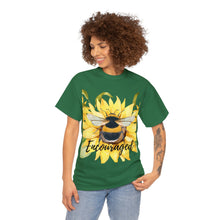 Load image into Gallery viewer, Be Encouraged Honey Bee Unisex Heavyweight 100% Cotton T-Shirt