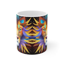 Load image into Gallery viewer, Lion Gentle and Fierce #4 Mug 11oz mug AI-Generated Artwork