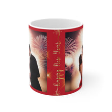 Load image into Gallery viewer, New Year's Celebration Couple Ceramic Mug 11oz Design #8