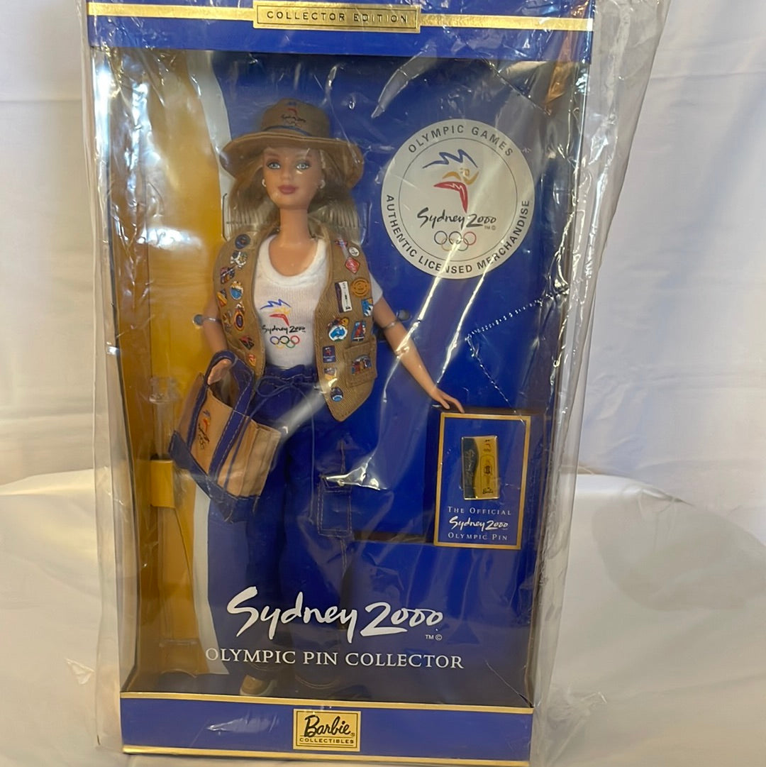 Mattel Barbie Sydney 2000 Olympic Pin Collector Edition Doll