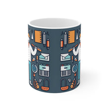 Load image into Gallery viewer, Professional Worker Musician #6 Ceramic 11oz Mug AI Artwork