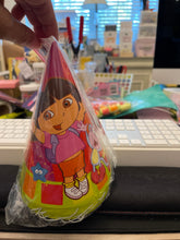 Load image into Gallery viewer, Nickelodeon Dora The Explorer Star Catcher Party Cone Hat - 8 Count Party Favors