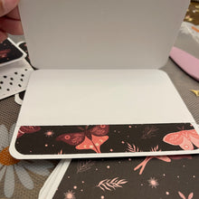 Load image into Gallery viewer, Floral Moon Butterflies Unique Handmade Greeting Cards & Notecards Blank inside with Envelope