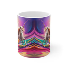 Load image into Gallery viewer, I Dream of Unicorns & Butterflies Design #1 Ceramic 11oz Coffee Mug AI Generated Image