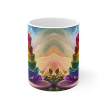 Load image into Gallery viewer, Happy Birthday Rainbow Cake Celebration #32 Ceramic 11oz Mug AI-Generated Artwork