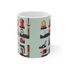 Load image into Gallery viewer, Professional Worker Firefighter #1 Ceramic 11oz Mug AI-Generated Artwork