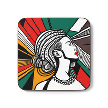 Load image into Gallery viewer, Colorful #21 Colors of Africa Hardboard Back AI-Enhanced Beverage Coasters