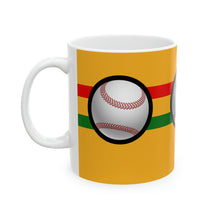 Load image into Gallery viewer, Sports Game No Word Baseball 11oz Ceramic Beverage Mug Decorative Artwork
