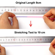 Load image into Gallery viewer, Elastic String for Bracelets, 1mm x 330 Feet Sturdy Rainbow Elastic Cord for Jewelry Making, Necklaces, Beading and Crafts