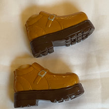 Load image into Gallery viewer, Bratz Boyz Doll Feet Mustard slip on shoe side buckles (Pre-owned)