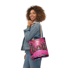 Load image into Gallery viewer, Pink Heart Series #9 Fashion Graphic Print Trendy 100% Polyester Canvas Tote Bag AI Image