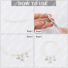 Load image into Gallery viewer, SOFPLATE 300Pcs Ring Bail Beads Spacer Bail Beading Silver Golden Alloy Tibetan Tube Column Spacer Bails Rings with Hanger Loop Findings for DIY Earring Necklace Assortments Jewelry Making Supplies