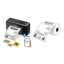 Load image into Gallery viewer, MUNBYN RW402B Thermal Label Printer+4"x6" Direct Thermal Shipping Label 220 Labels/Roll