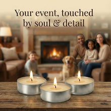 Load image into Gallery viewer, HIZON 160 PCS Empty Aluminum Tealight Cups with Wicks - DIY Candle Making Supplies, Reusable Fireproof Candle Cups for Wedding Party Home Decor