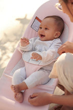 Load image into Gallery viewer, BabyBjörn Bouncer Balance Soft, Woven/Jersey, Light Pink/Grey | 2-in-1 Adjustable Baby Bouncer Seat and Toddler Chair, Newborn to Toddler (8-29 lbs), 4 Positions, Lightweight & Portable