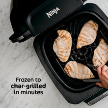 Load image into Gallery viewer, Ninja | Indoor Grill and Air Fryer| Foodi Smart XL | 6-in-1 Grill, Air Fry, Roast, Bake, Broil, Dehydrate & Crisp |Smart Thermometer & Splatter Shield | Dishwasher Safe Parts | Black/Silver | FG551