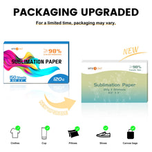 Load image into Gallery viewer, HTVRONT Sublimation Paper 8.5 x 11 inches - 150 Sheets Sublimation Paper Compatible with Inkjet Printer 120gsm