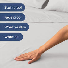 Load image into Gallery viewer, Queen Size 4 Piece Sheet Set - Comfy Breathable & Cooling Bed Sheets Set - Hotel Luxury Bedding for Women, Men, Kids, Teens, Boys & Girls - Deep Pockets, Soft, Wrinkle Free - Oeko-Tex - French Grey