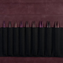Load image into Gallery viewer, Knit Picks Options Wood Interchangeable Knitting Needle Set with Case and Stitch Markers (Royal Purple)