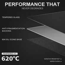 Load image into Gallery viewer, Tempered Glass Gaming Mouse Pad Large (15.7x11.8) – Fast Speed Surface Glass Mousepad for Esports & Office, Smooth Glide, Durable Hard Mat with Anti-Slip Base,Black