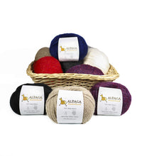 Load image into Gallery viewer, 100% Baby Alpaca Yarn Wool Set of 3 Skeins DK Weight - Made in Peru - Heavenly Soft and Perfect for Knitting and Crocheting (Charcoal Gray, DK)