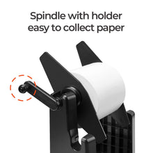 Load image into Gallery viewer, MUNBYN External Rolls Label Holder, 2 in 1 Fan-Fold Stack Paper Holder for Desktop Thermal Label Printer